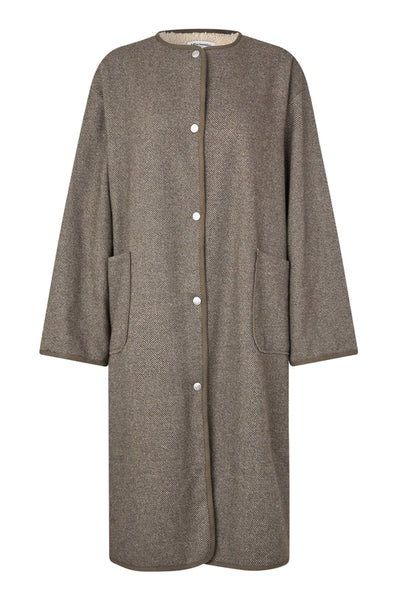 LockerbieLL Coat LS 87 Dark Mokka - 25419-7000 Thumbnail