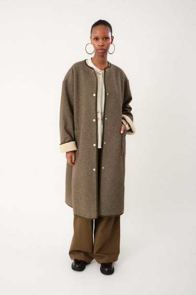 LockerbieLL Coat LS 87 Dark Mokka - 25419-7000 Thumbnail