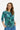 Lola blouse 3/4 sleeves Aqua green - 17112