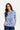 Lola blouse 3/4 sleeves Light Blue - 17113