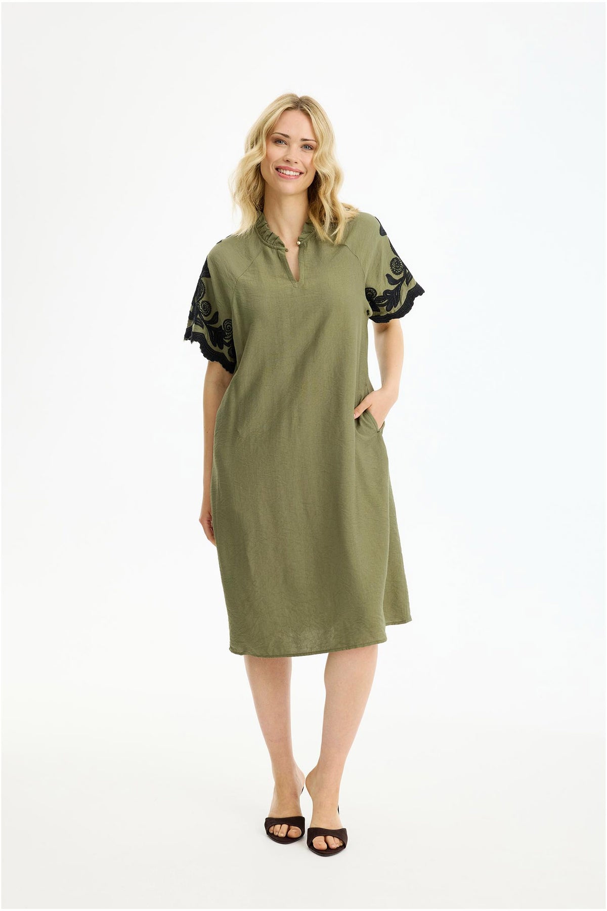 Lori dress Green - 17227