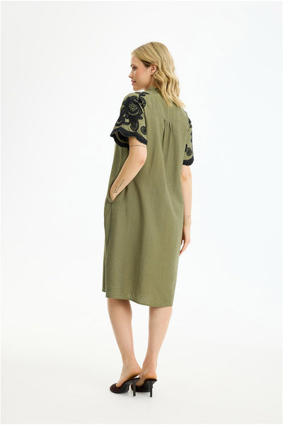 Lori dress Green - 17227 Thumbnail