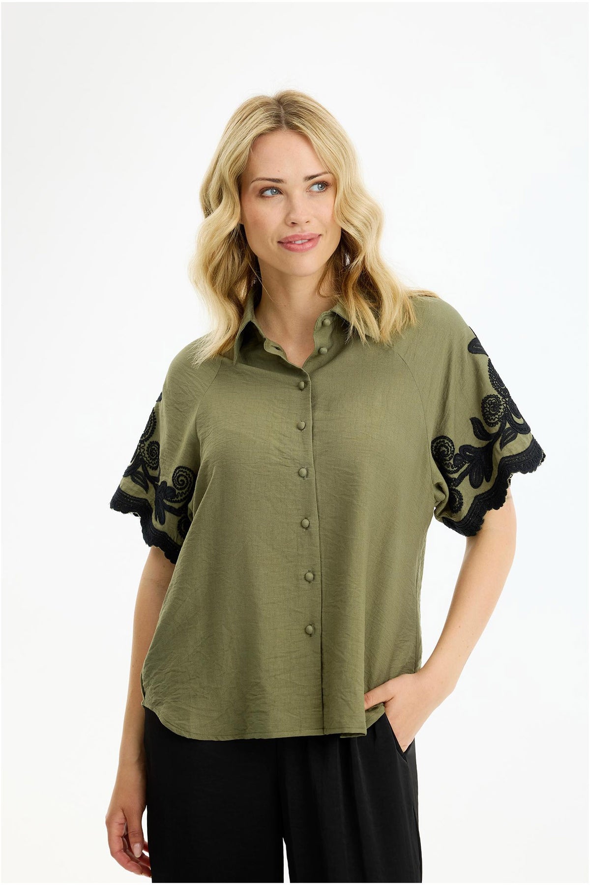 Lori shirt Green - 17226