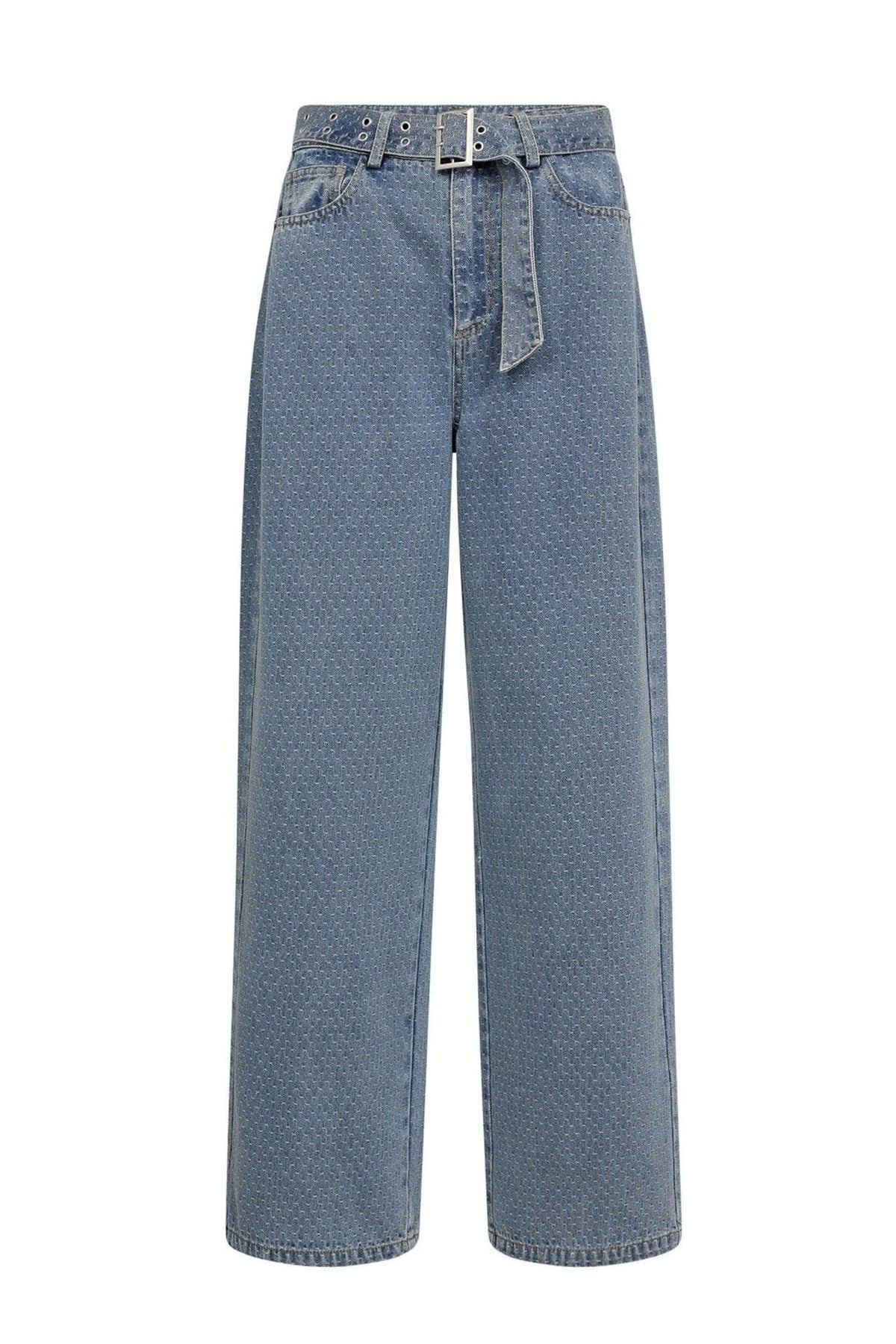 LovaCC Denim Belt Pant 552-Denim blue - 41090