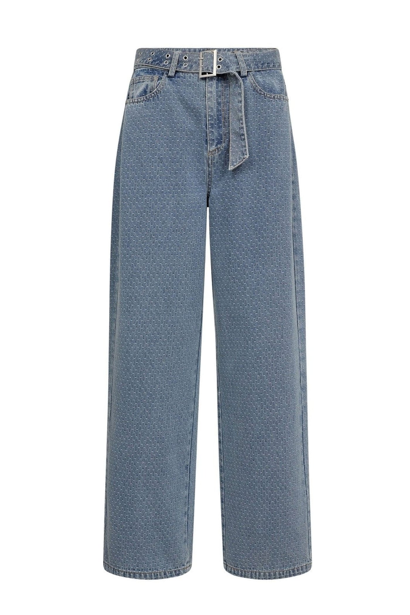 LovaCC Denim Belt Pant 552-Denim blue - 41090