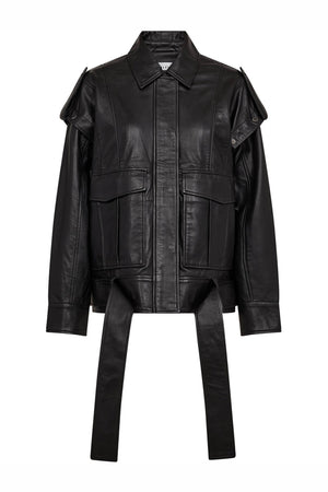 Luba Leather Jacket Black - HL10473