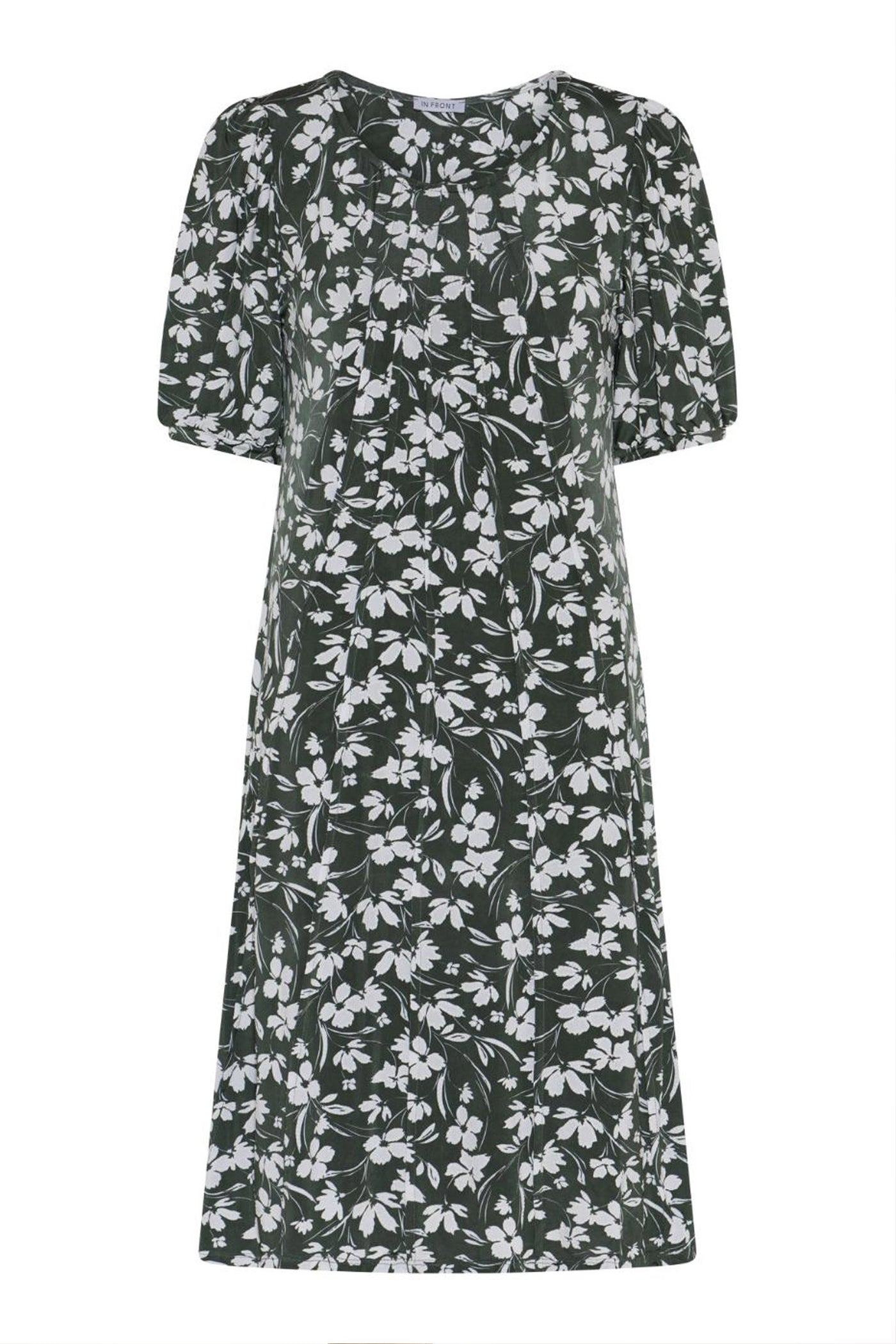 Lucette dress 1/2 sleeves Green - 17008