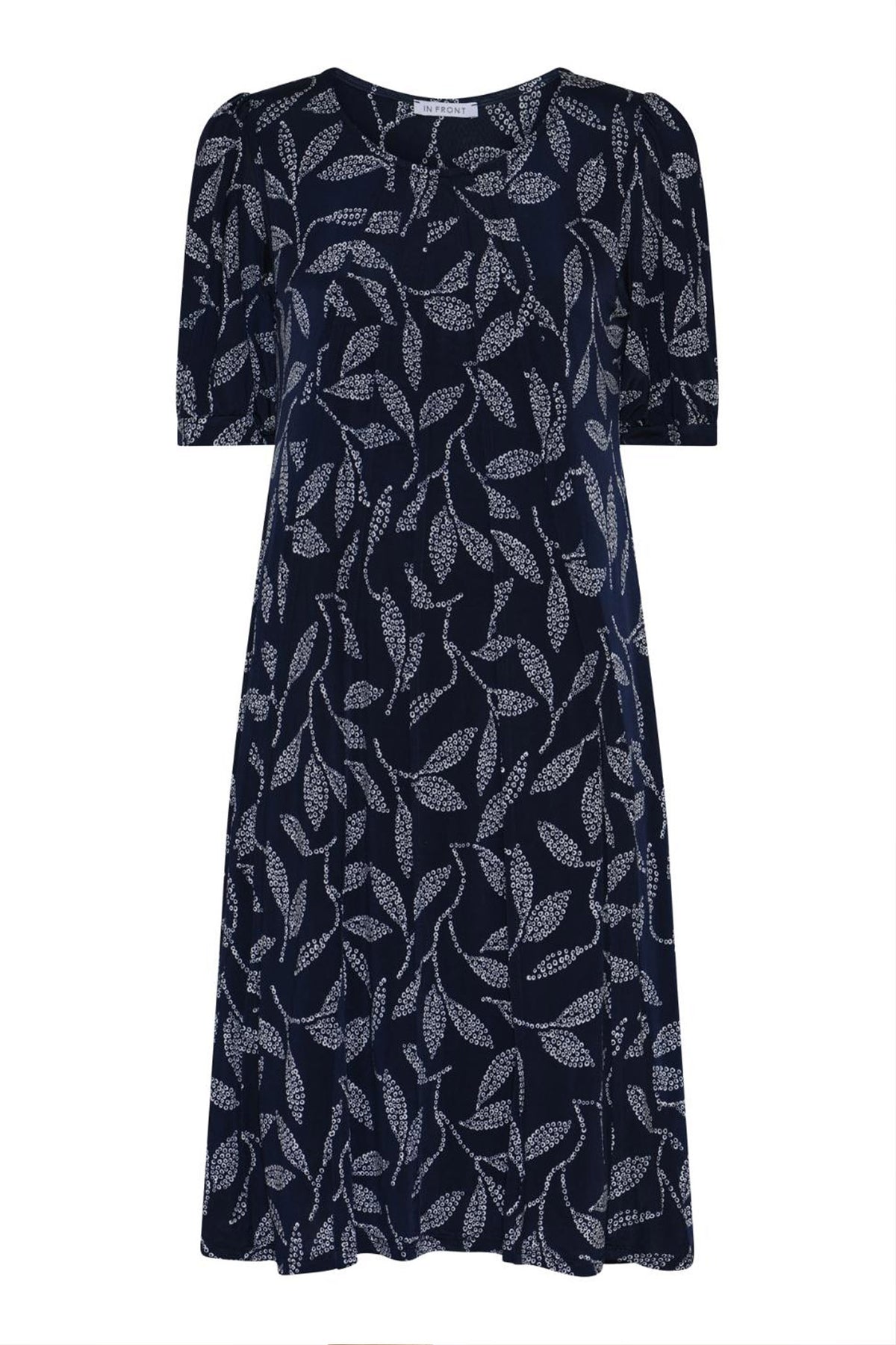Lucette dress 1/2 sleeves Navy - 16996
