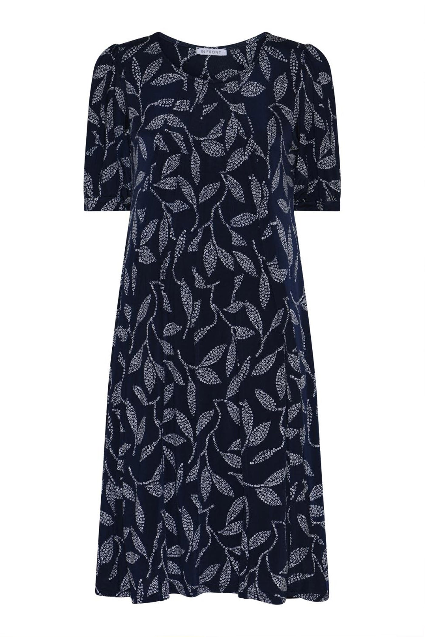 Lucette dress 1/2 sleeves Navy - 16996