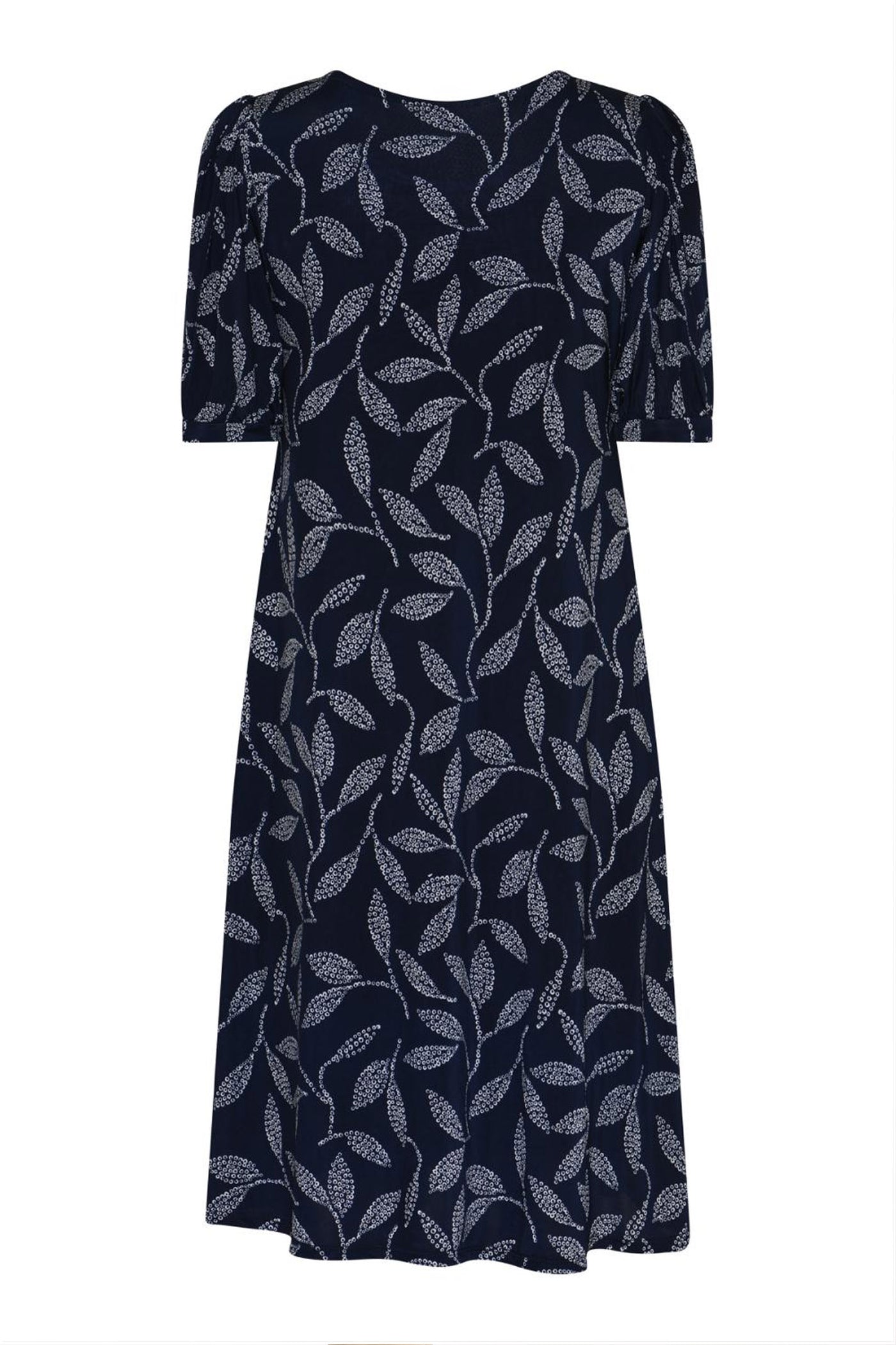 Lucette dress 1/2 sleeves Navy - 16996
