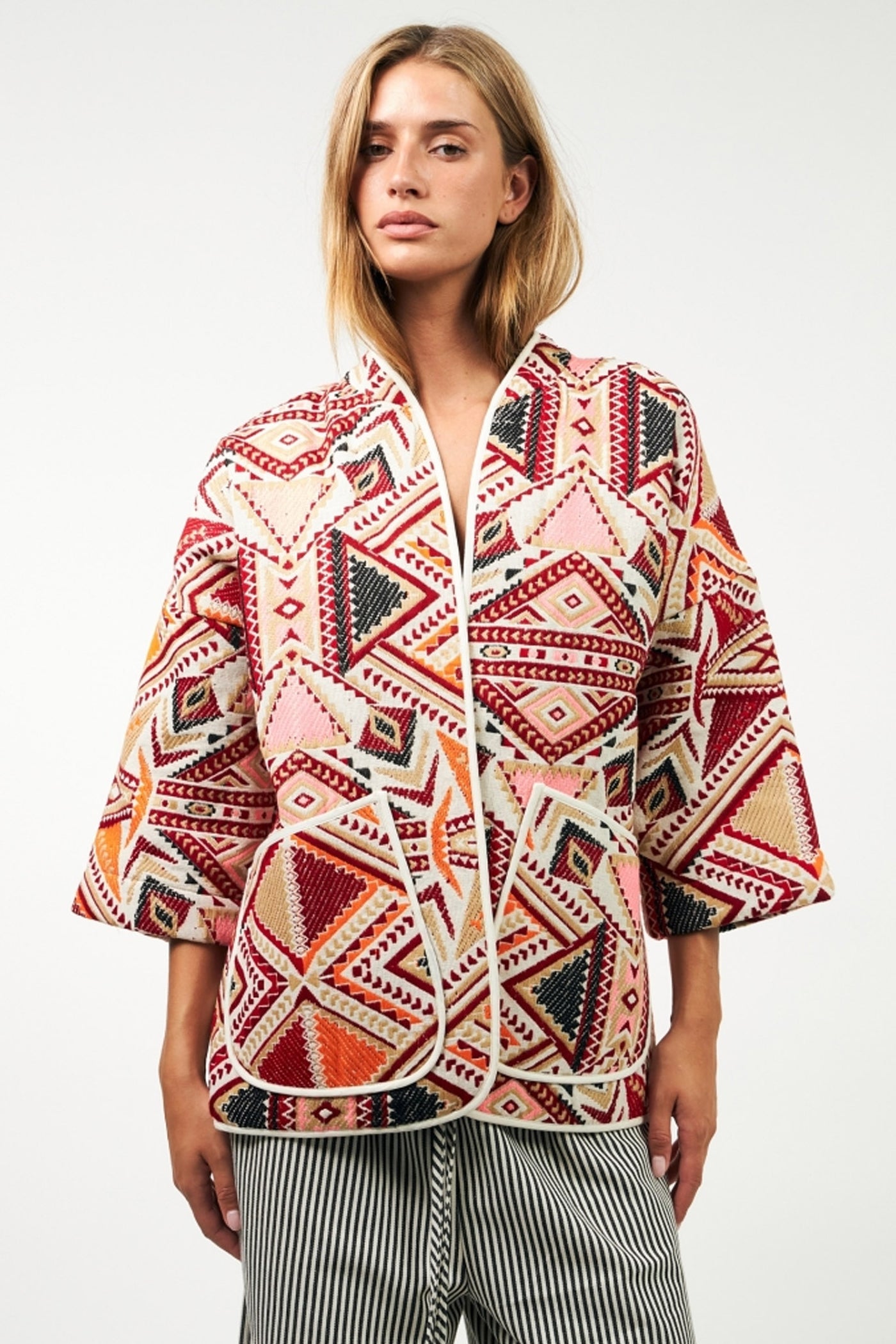 Lulu LL Jacket 3/4 30 Red - 25530-6003