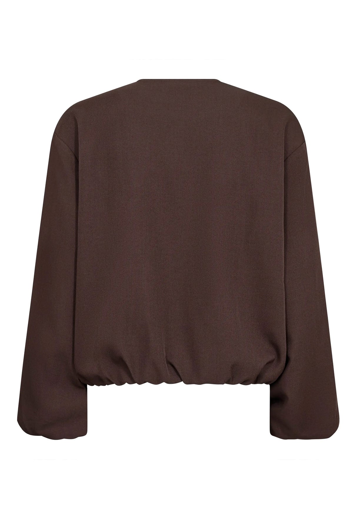 LunaCC Balloon Zip  Jacket 20003-Dark Brown - 500438