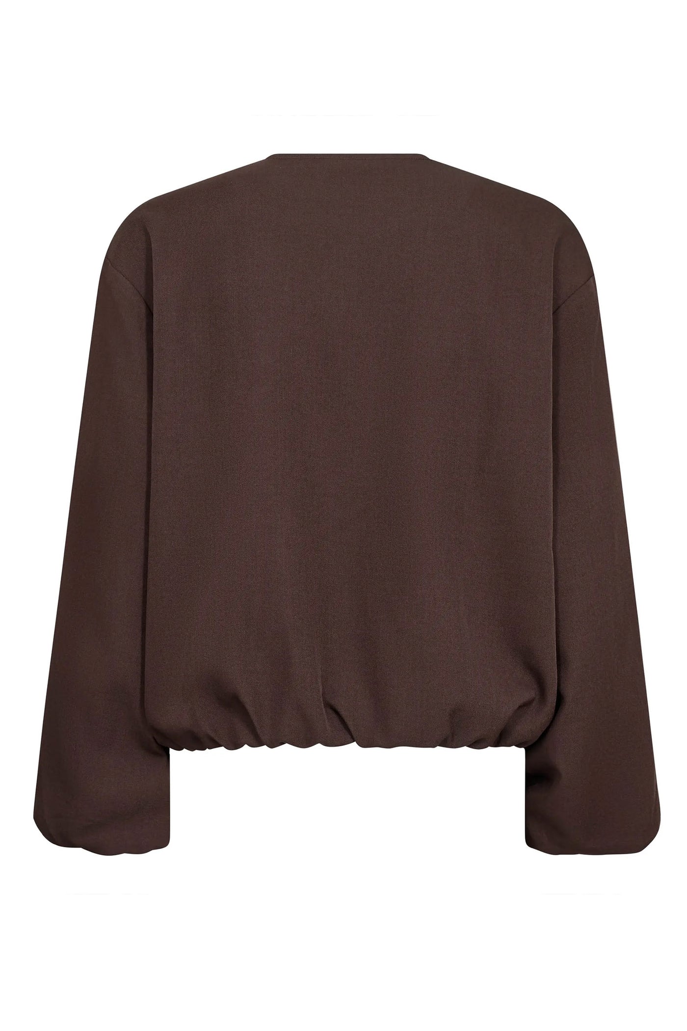 LunaCC Balloon Zip  Jacket 20003-Dark Brown - 500438