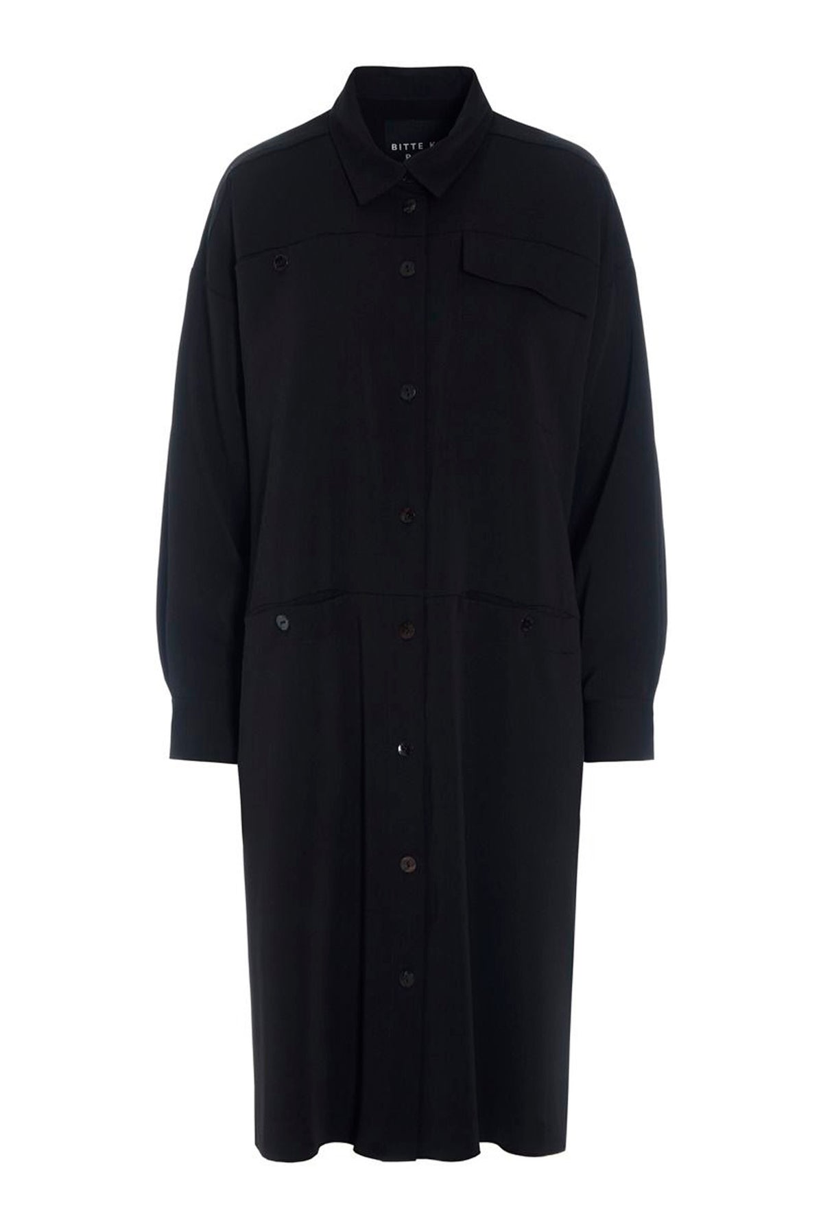 Yume kjole med plissé detalje Black - 267-2491-5933