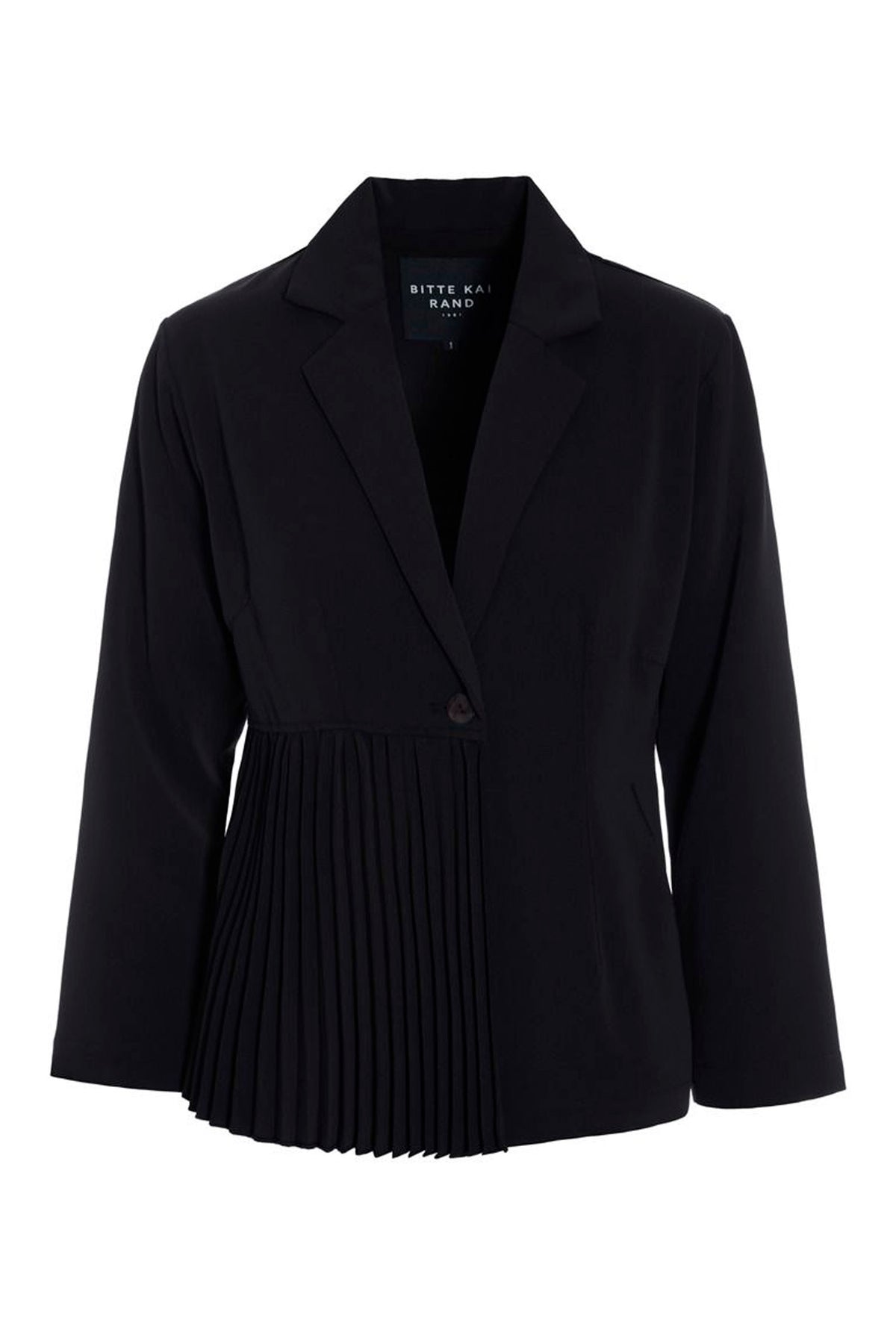 Yume jakke med plissé detalje Black - 267-2491-5934