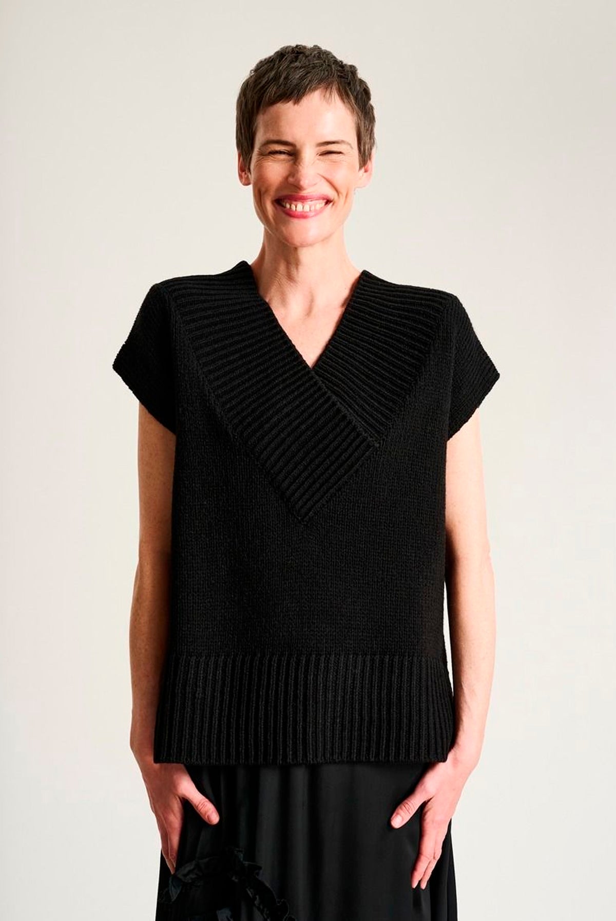 Nitto Ærmeløs bluse Black - 267-1074-5989
