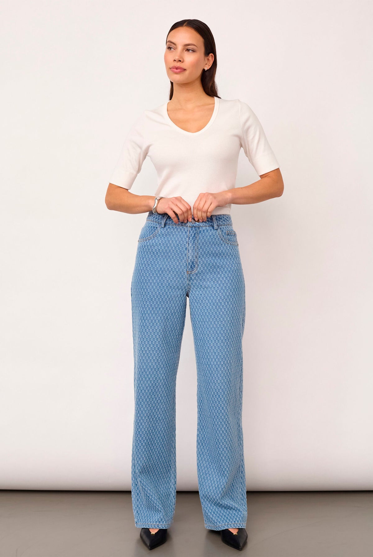 AntoCC Denim Pant 45004-Light Denim - 500179