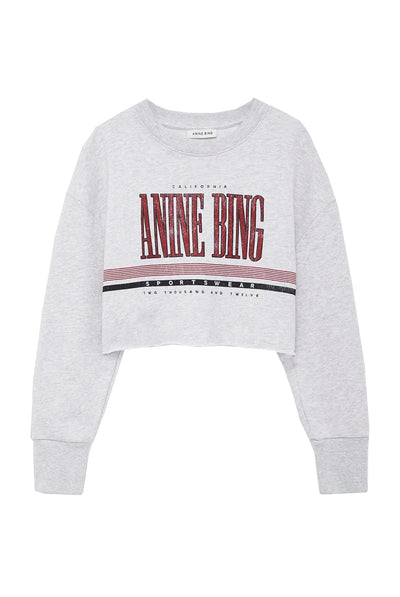 Sporty Cropped Heather Grey - A-23-13089 Thumbnail