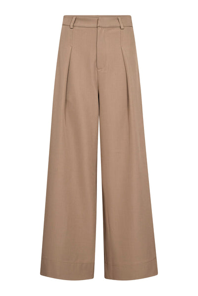 LunaCC Pleat Pant 20018-Taupe - 500391 Thumbnail