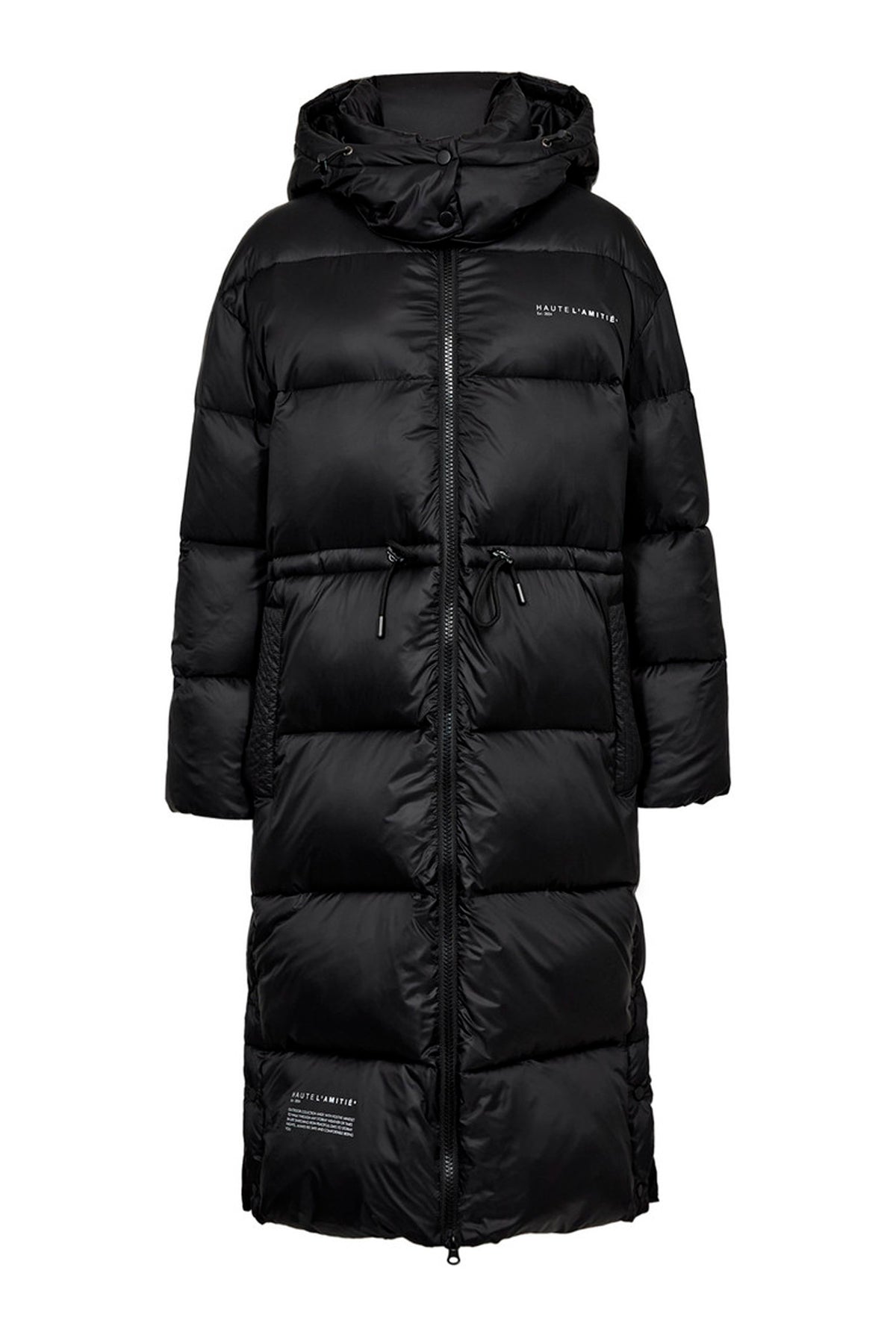 Climb Long Puffer Jacket Black - HL10715