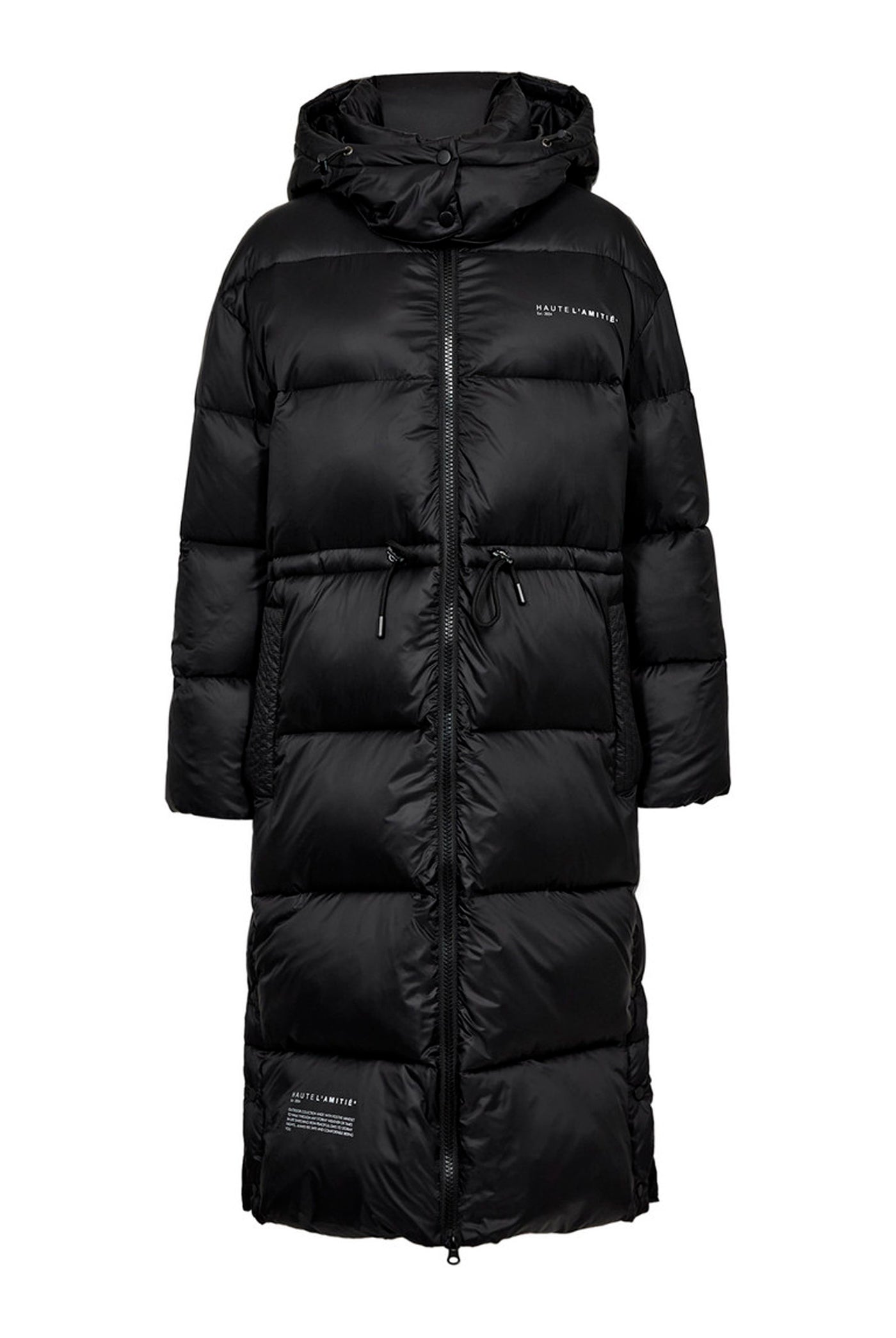 Climb Long Puffer Jacket Black - HL10715