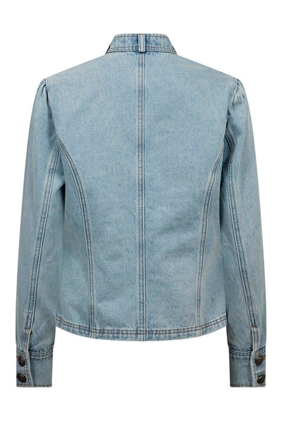 Bleached Denim Uniform Jacket Bleached Denim - HL11011 Thumbnail