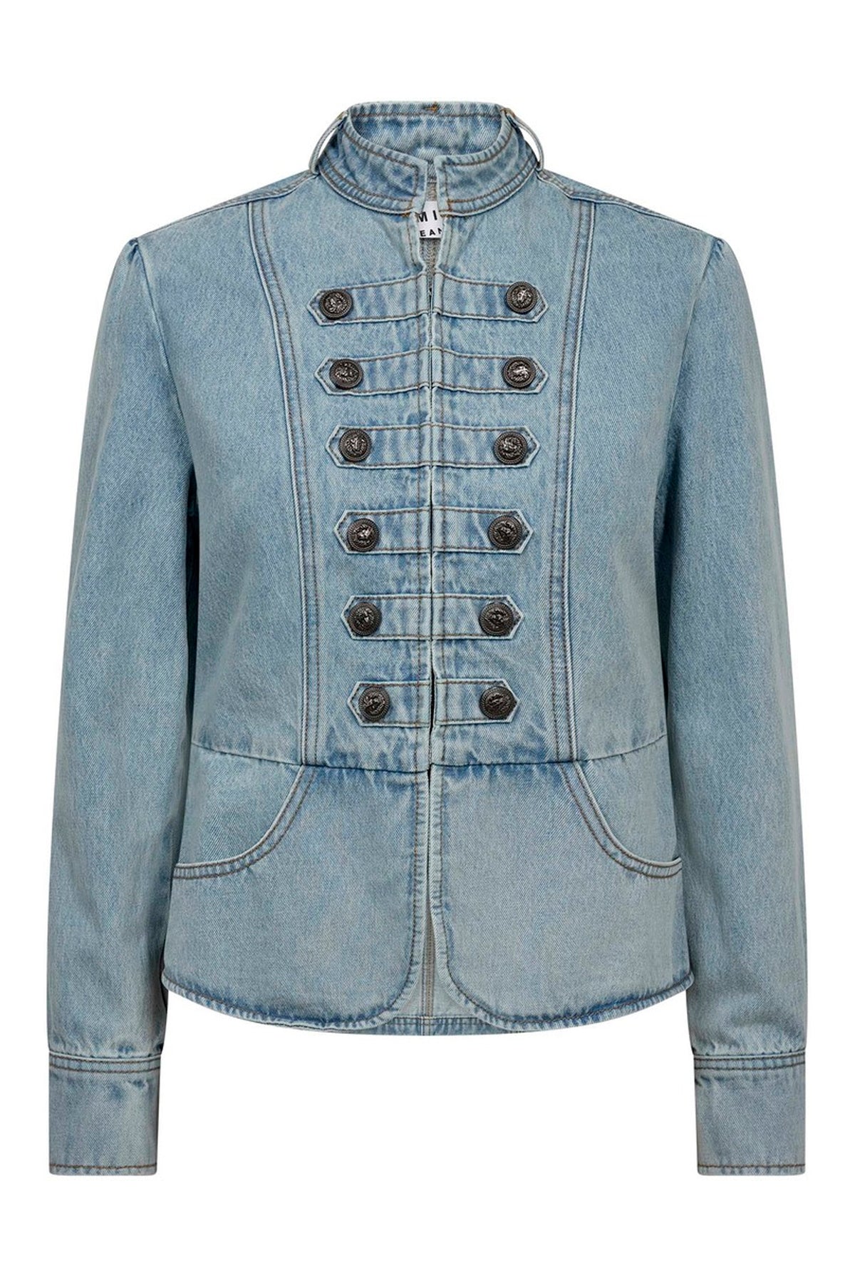 Bleached Denim Uniform Jacket Bleached Denim - HL11011