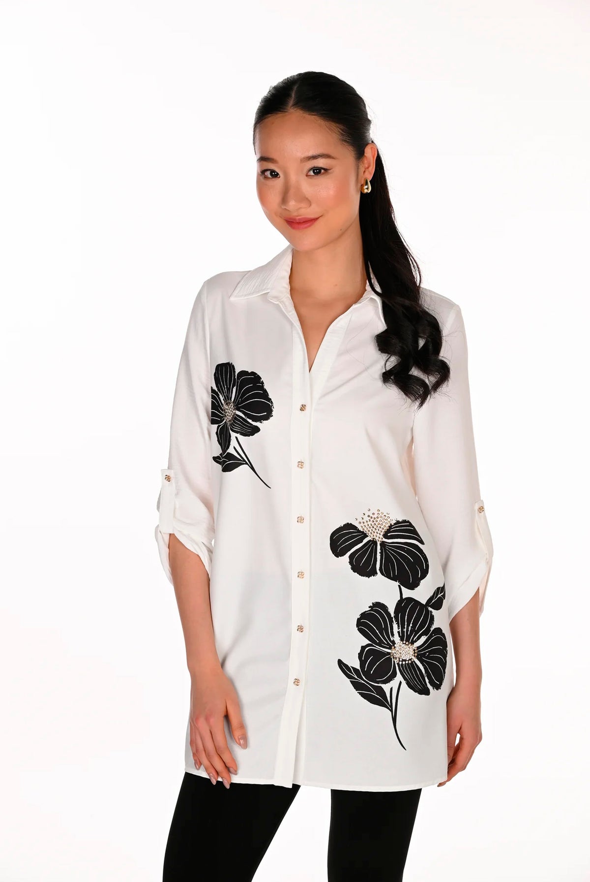 WOVEN BLOUSE OFF WHITE - 263747