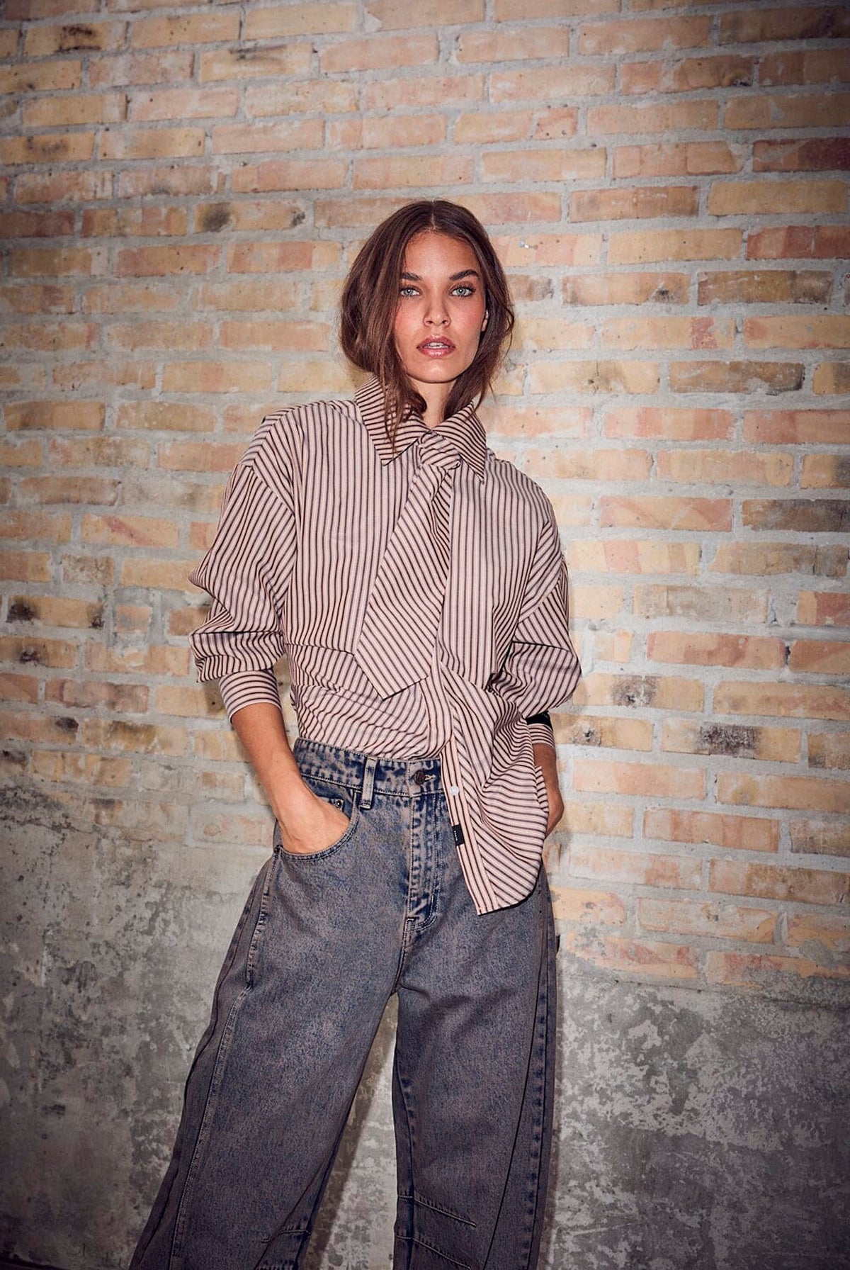 Drew Barrel Panel Jeans Mocca Mocca - HL10848