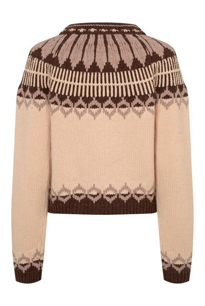 Clarell Knit Cardigan Creme - 26407-5016 Thumbnail