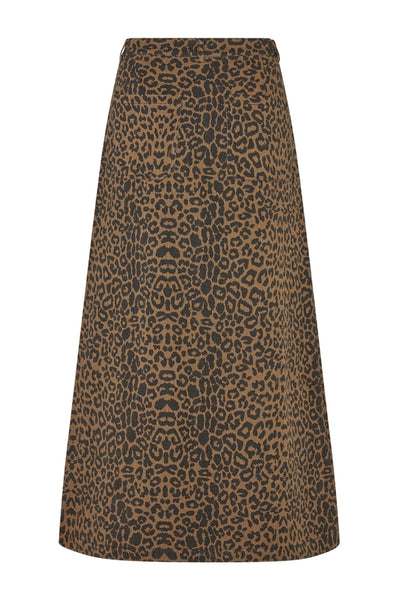 LunaLL Maxi Skirt 72 Leopard Print - 25461-2024 Thumbnail