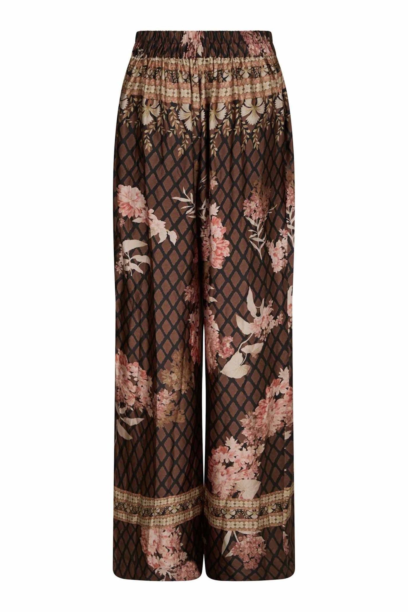 Lunet Botanical Border Pants Black - 167030