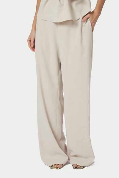 Lunet Crepe Pants IVORY - 168084 Thumbnail