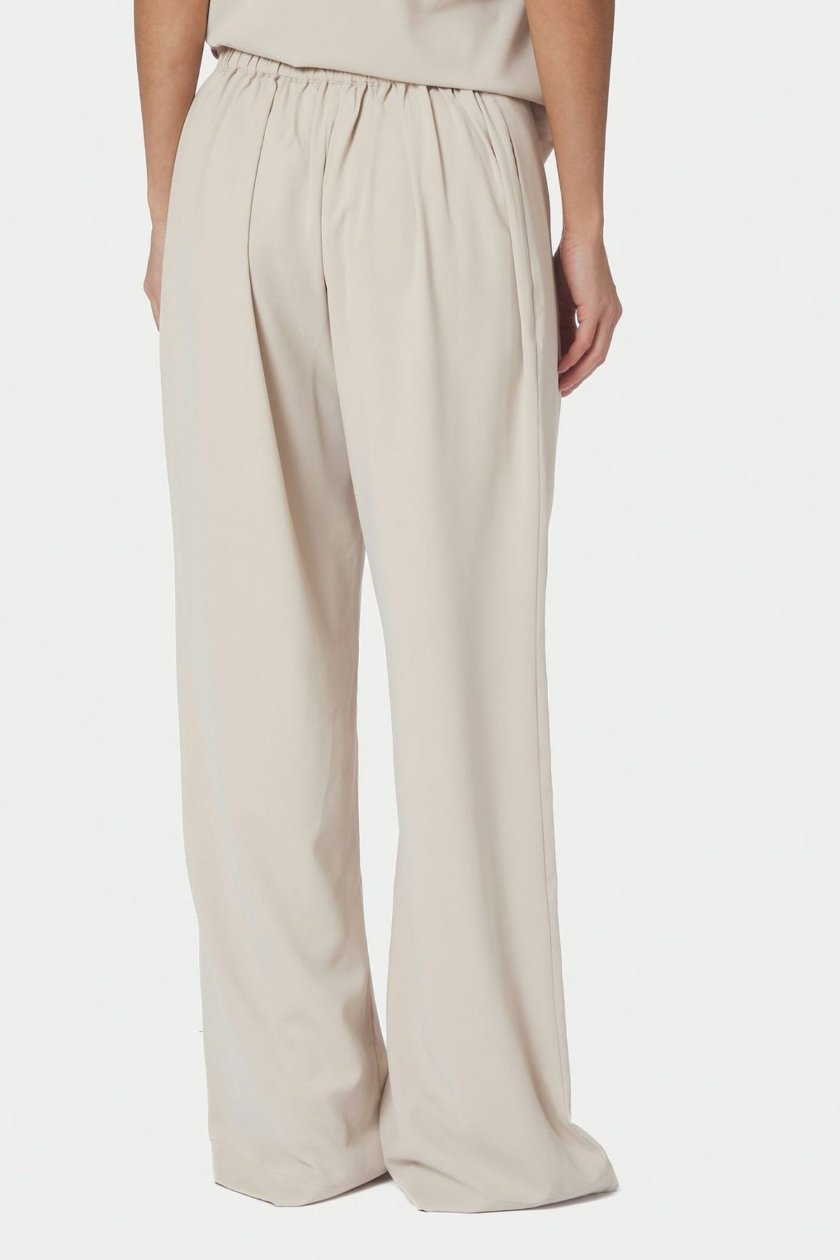 Lunet Crepe Pants IVORY - 168084