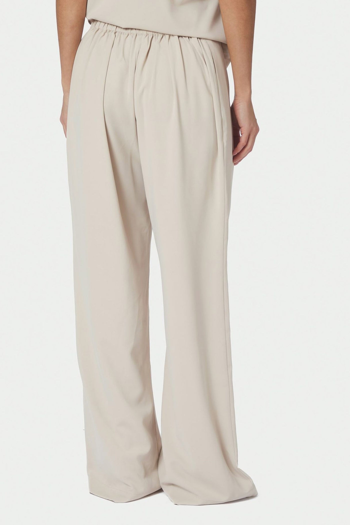 Lunet Crepe Pants IVORY - 168084