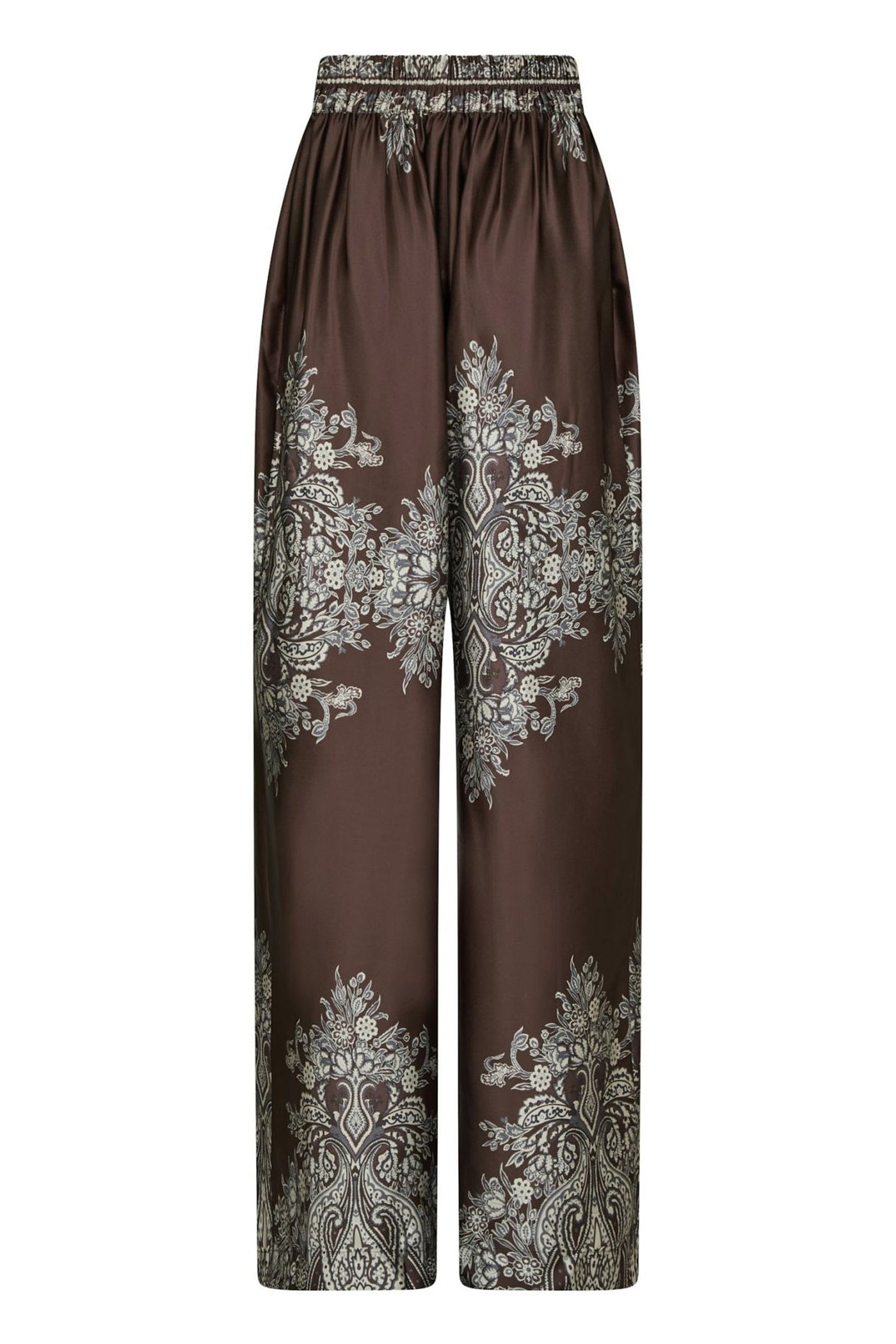 Lunet Paisley Border Dark brown - 167274