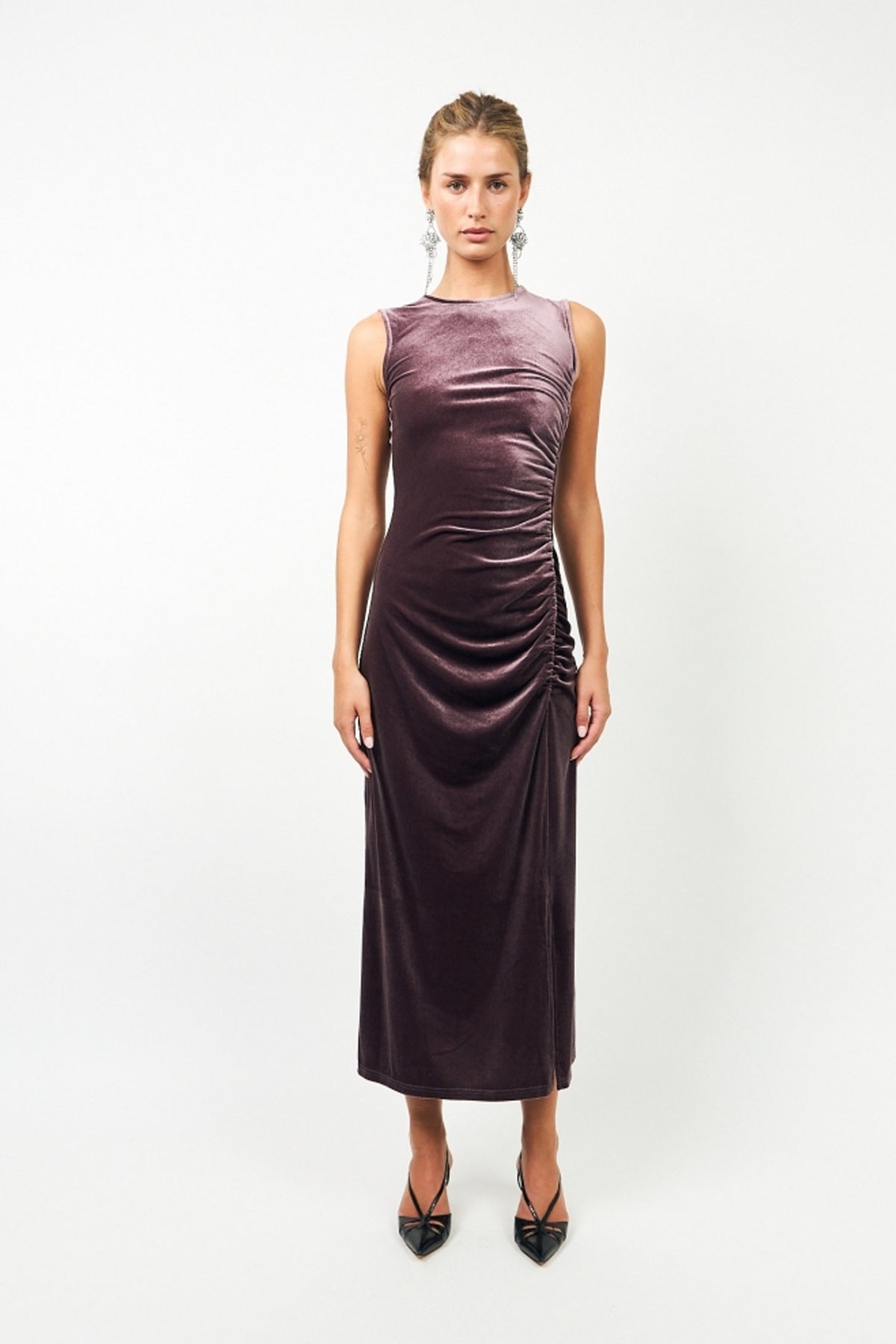 LutonLL Maxi dress SL 52 Lavender - 25559-3012