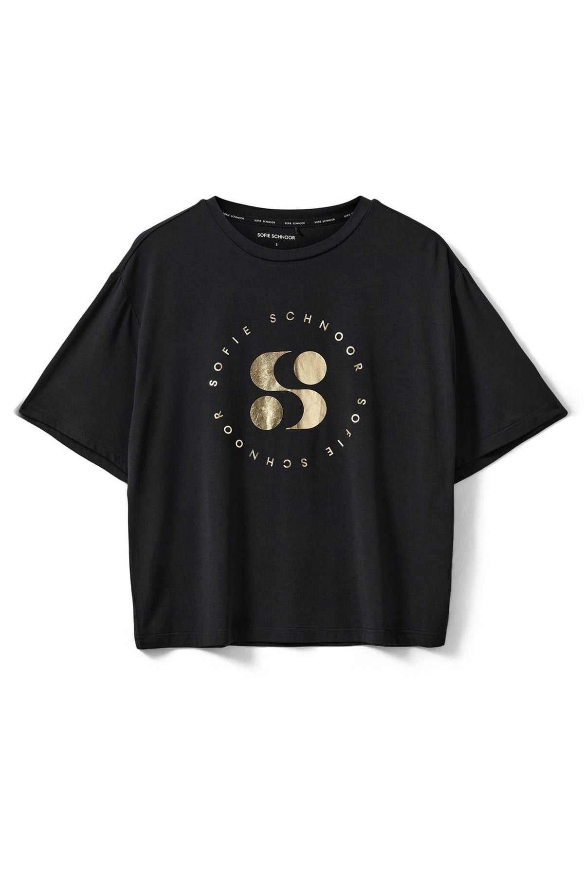 MAISW T-SHIRT 1005 Black Gold - SNOS532