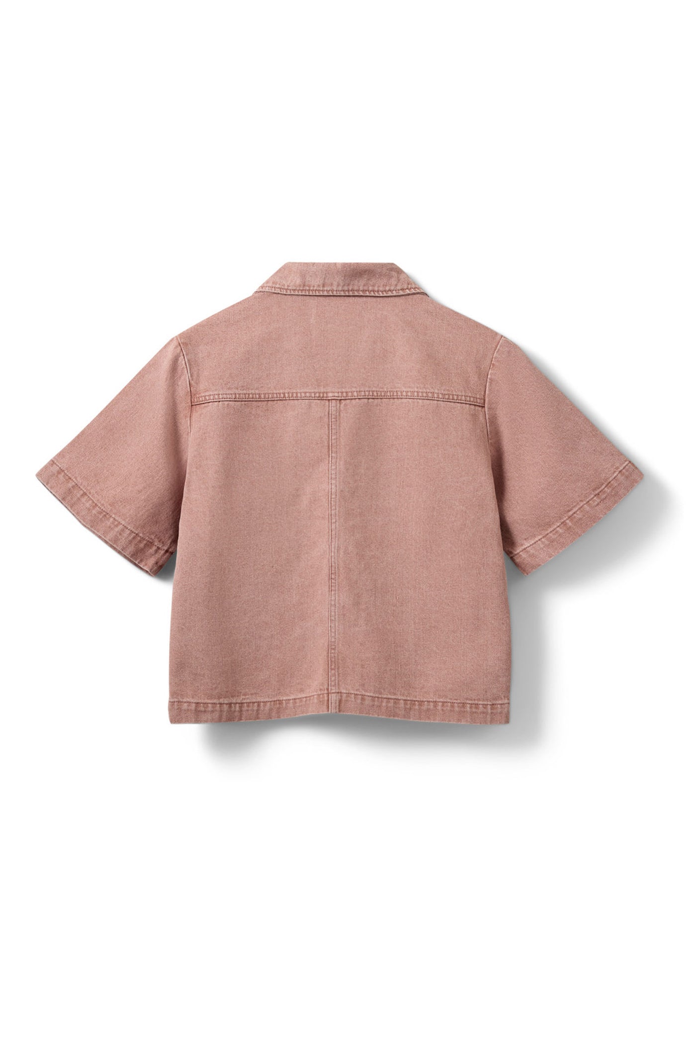 MANJASW SHORT SLEEVE DENIM SHI 9102 Rose Denim - S262245