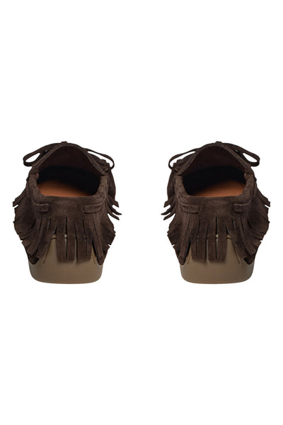 MARGITSW FRINGE SHOE 7080 Dark brown - S262761 Thumbnail