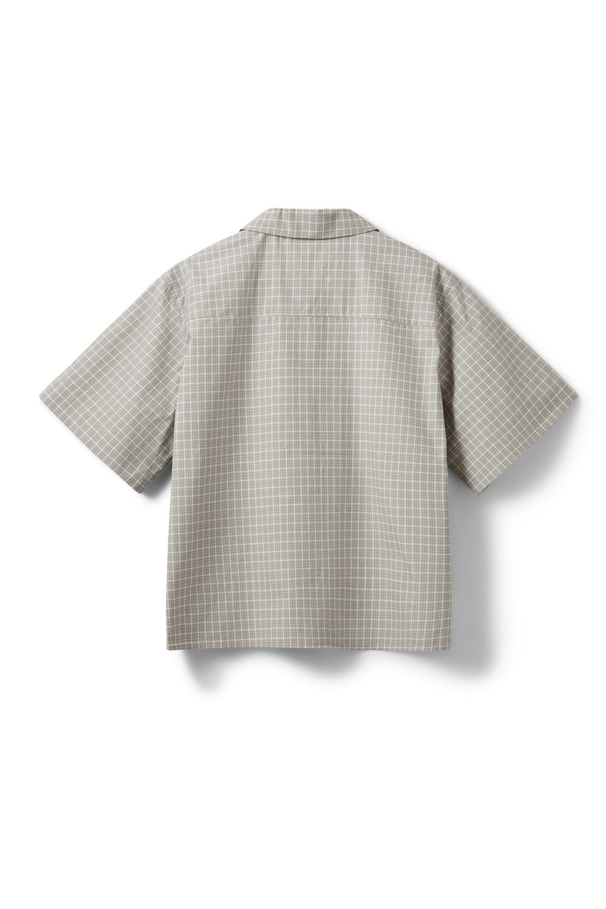 MAVISSW SHORT SLEEVE SHIRT 8040 Grey check - S262295
