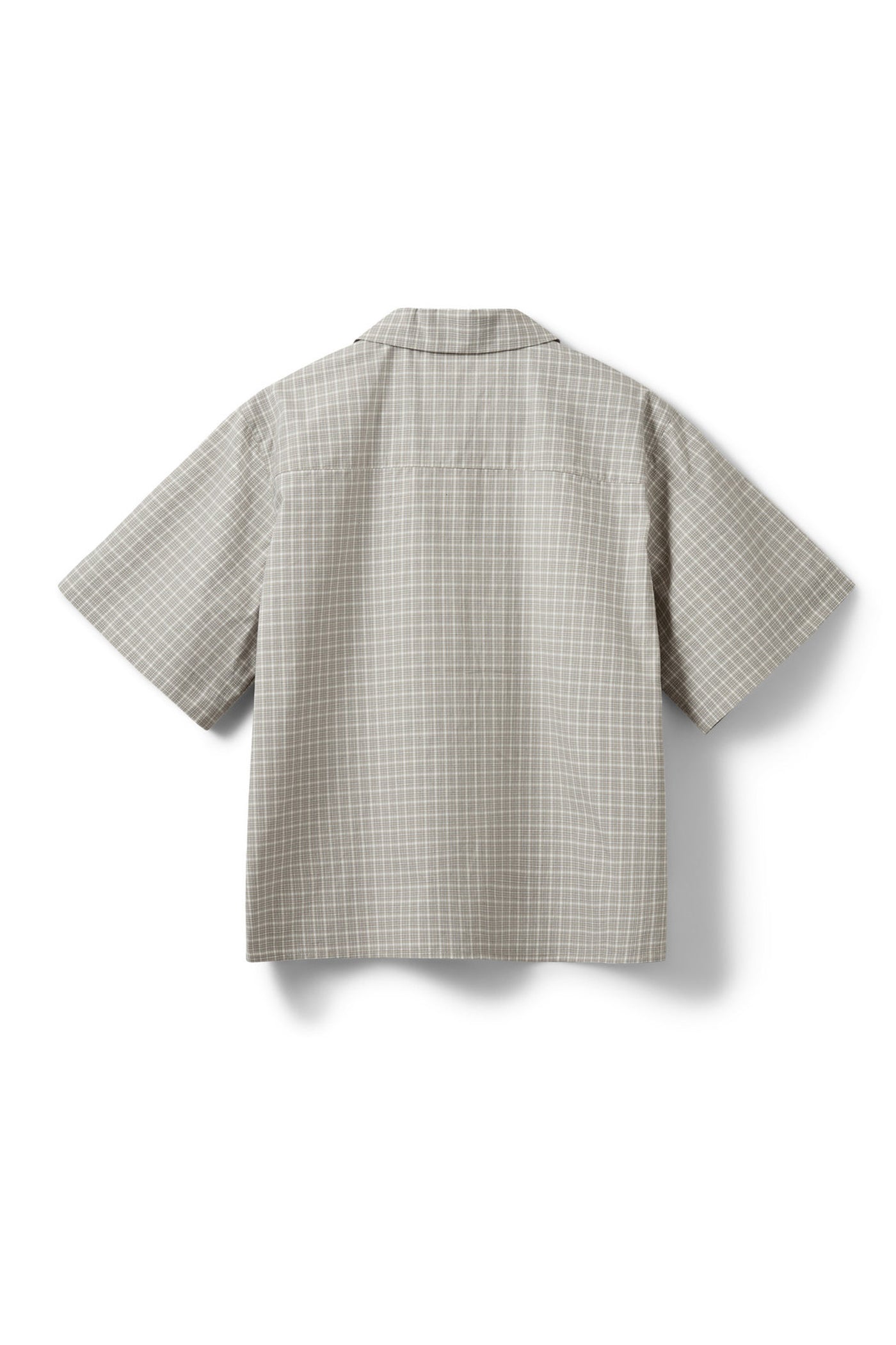 MAVISSW SHORT SLEEVE SHIRT 8040 Grey check - S262295