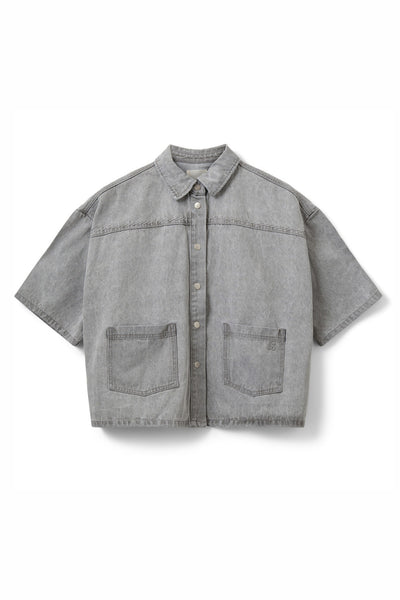 MELISSASW DENIM LOOSE FIT OVER 8052 Stone Grey - S261266 Thumbnail