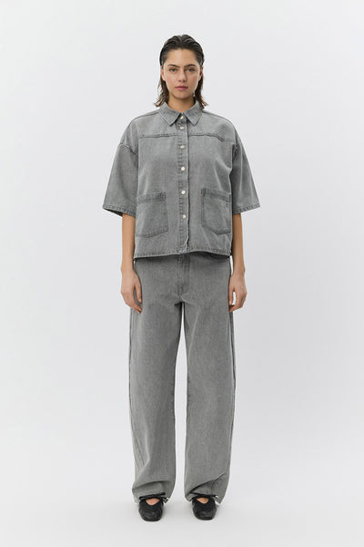 MELISSASW DENIM LOOSE FIT OVER 8052 Stone Grey - S261266 Thumbnail