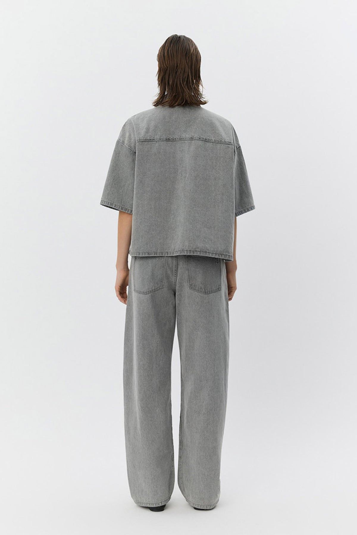 MELISSASW DENIM LOOSE FIT OVER 8052 Stone Grey - S261266