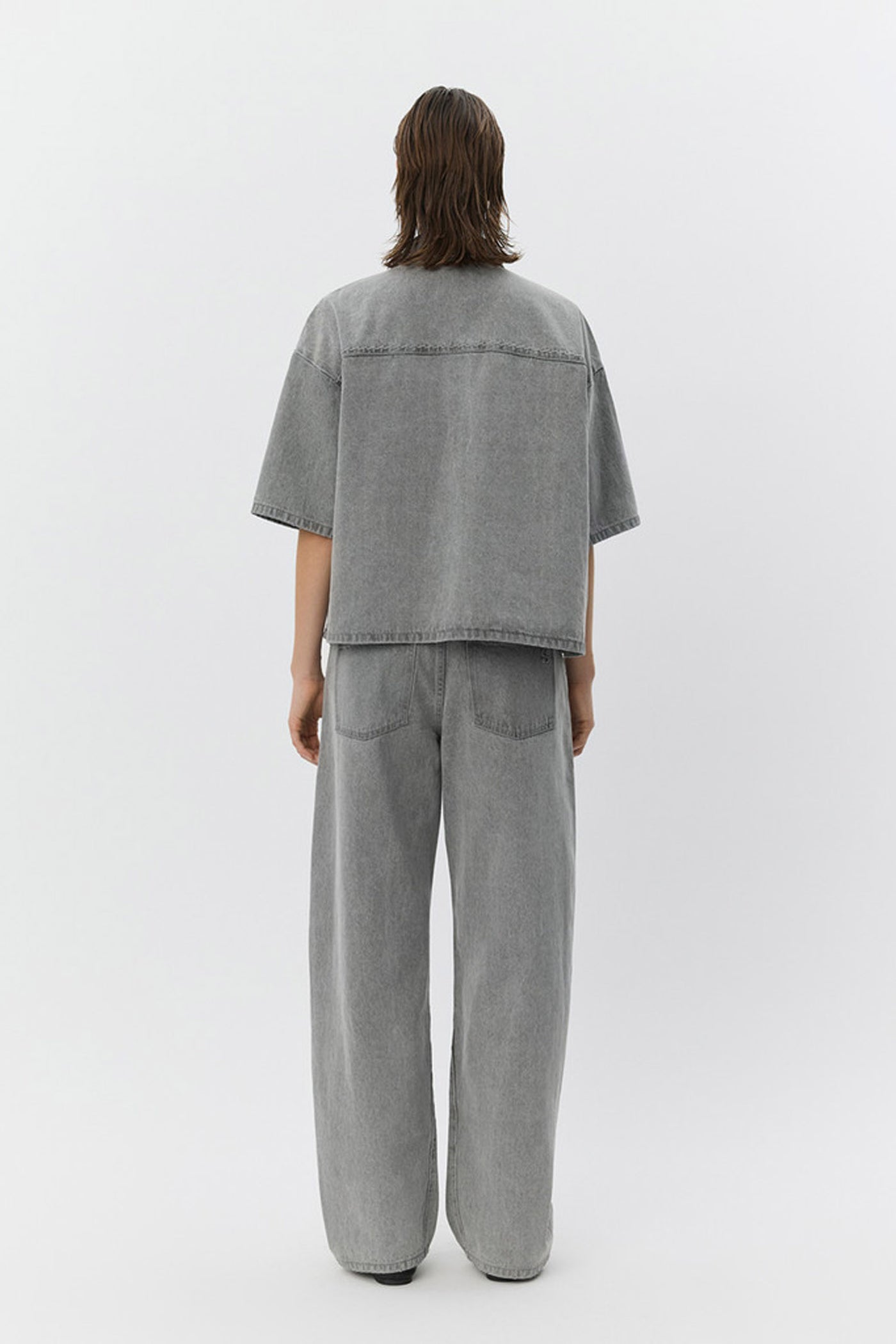MELISSASW DENIM LOOSE FIT OVER 8052 Stone Grey - S261266