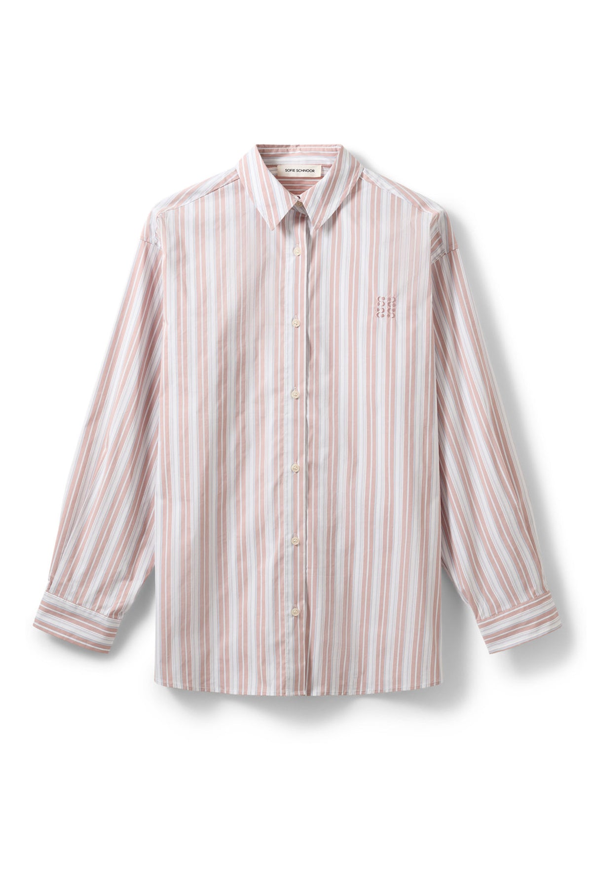 MERCYSW OVERSIZED SHIRT 4169 Light Rose Striped - S262205