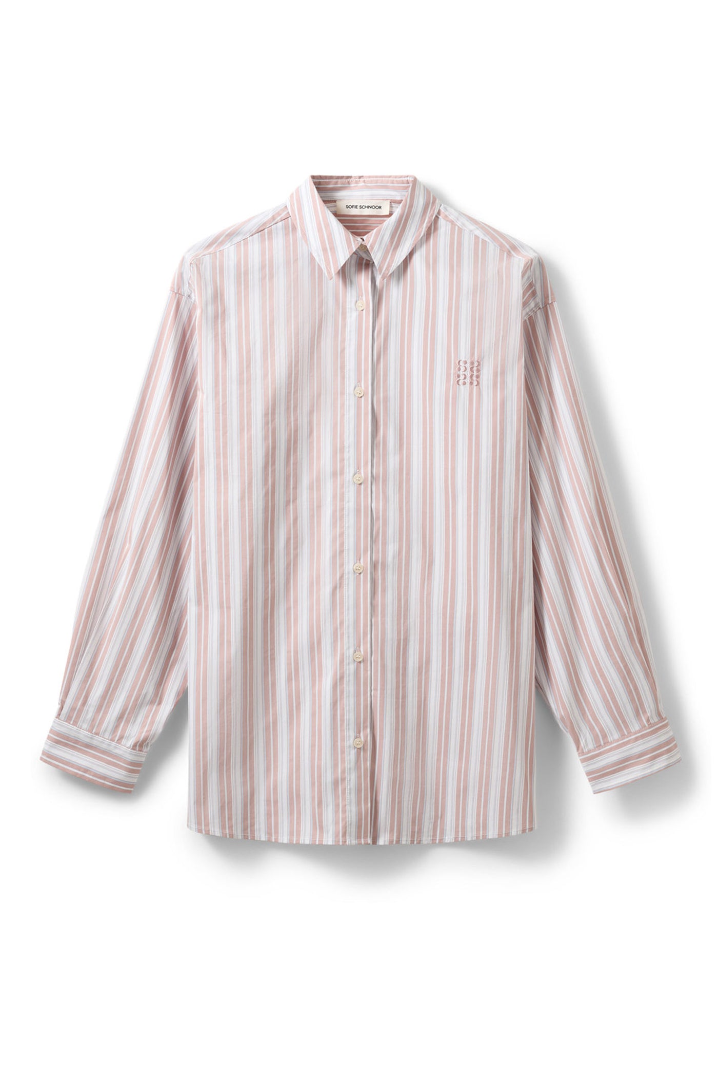MERCYSW OVERSIZED SHIRT 4169 Light Rose Striped - S262205
