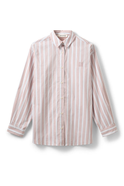 MERCYSW OVERSIZED SHIRT 4169 Light Rose Striped - S262205 Thumbnail