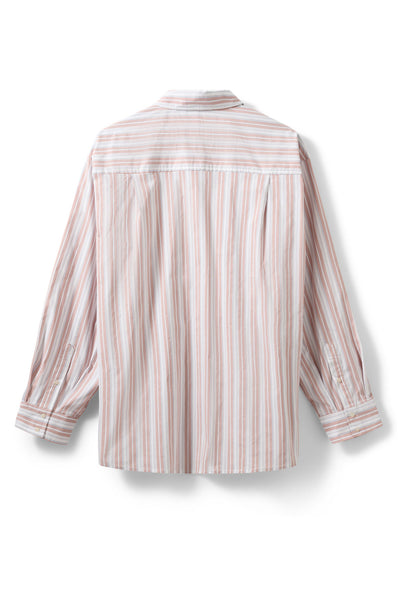 MERCYSW OVERSIZED SHIRT 4169 Light Rose Striped - S262205 Thumbnail